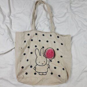Miffy x Cotton On Foundation Beige Tote Bag Travel Casual Balloon Cute